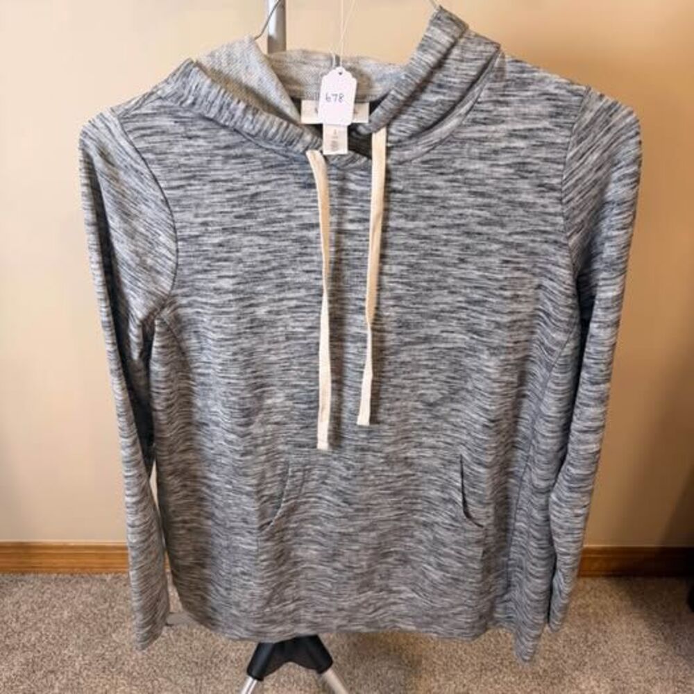 Motherhood Maternity Gray Hoodie